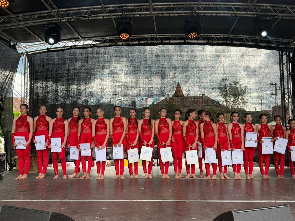 Demonstrație de acro dance Kids Acro Dance Sibiu la PetFest